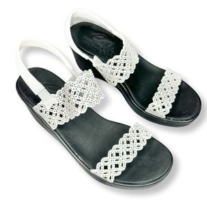 Cali by Sketchers - Women’s Rumble On Sassy Dayz - White - Size 9